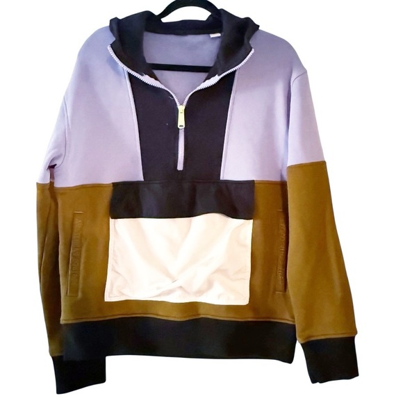 Scotch & Soda Colorblock Hoodie Med Unisex - Picture 2 of 6